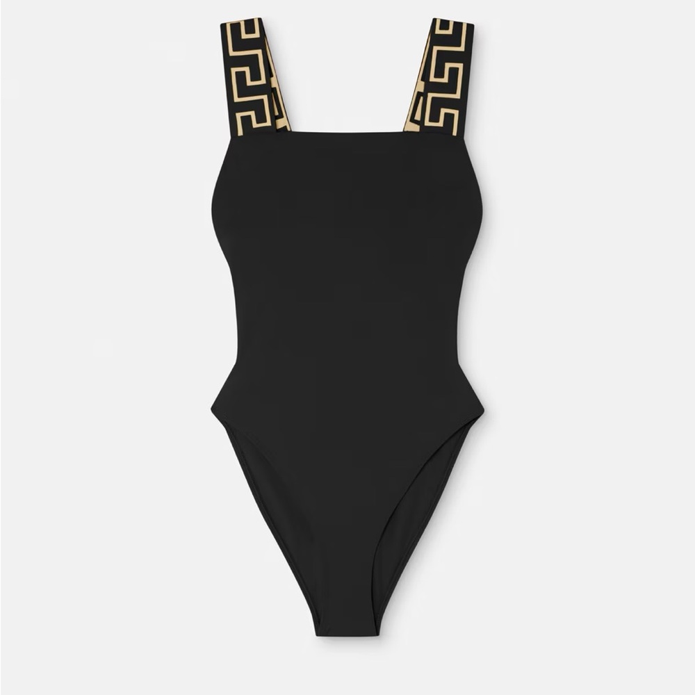 BRAND NEW AUTHENTIC VERSACE Greca Border One-Piece Swimsuit